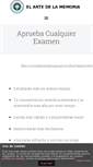 Mobile Screenshot of elartedelamemoria.org